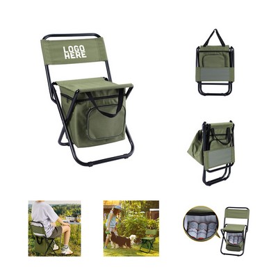 Fishing Chair With Cooler Bag