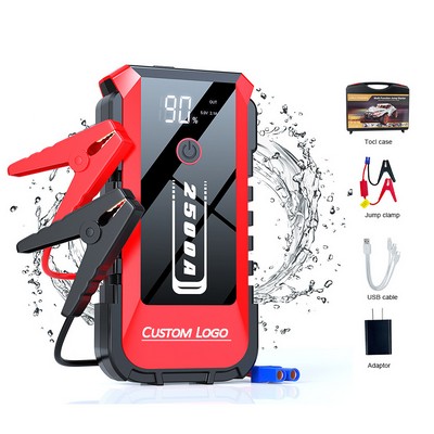 Emergency Tool Car Jump Starter 12000mah 2500A