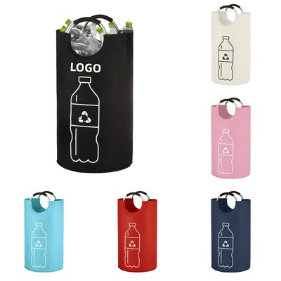 Foldable Aluminum Handles Recycling Storage Basket