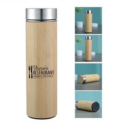 19oz Bamboo Tea Tumbler with Infuser