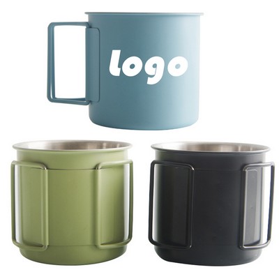 10oz Collapsible Stainless Steel Travel Mug