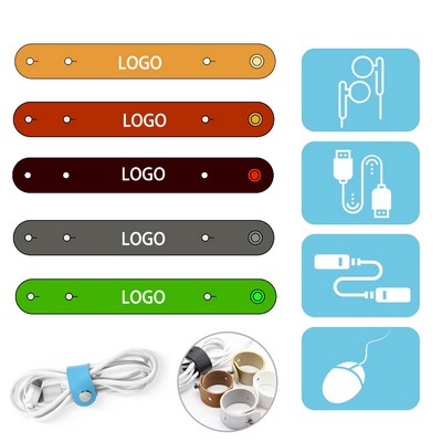 Custom Leather Cable Organizer