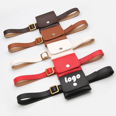 Sleek Women's PU Leather Waist Belt Bag