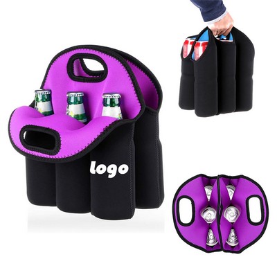 6-Bottle Neoprene Wine Cooler Set