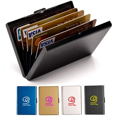 Business Credit Card Holder Stainless Steel Credit Card Case Metal ID Card Holder RFID Wallets