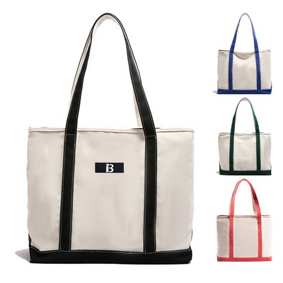 Heavy Duty Reusable Canvas Tote Bag