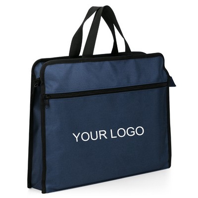 Handheld Zipper Document Bag
