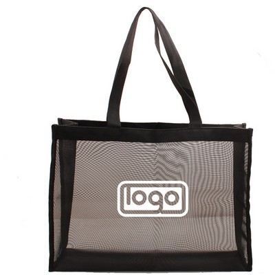 Large Capacity Mesh Beach Tote Bag