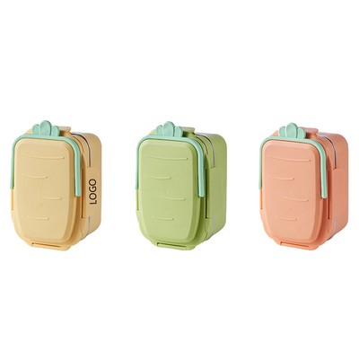 Portable Double-Layer Lunch Box