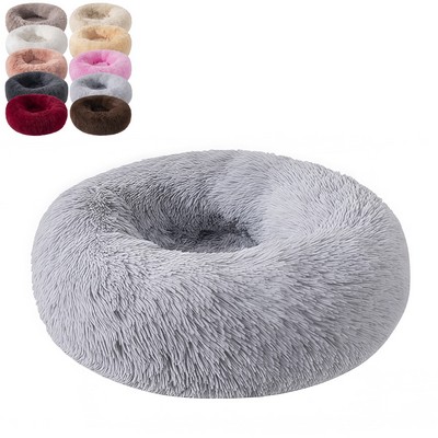 Portable Self-Heating Pet Bed Pad with Faux Fur Cover