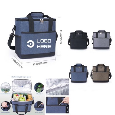Multifunctional Portable Insulated Lunch Cooler Bag