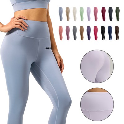 Thick High Waist Tummy Control Workout Naked Sensation Yoga Pants