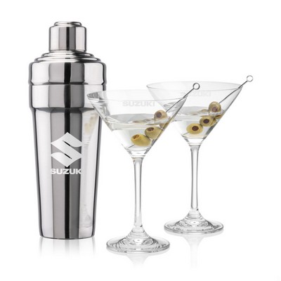 Milano Shaker & Burlington Martini Set