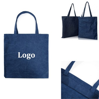 Custom Denim Tote Bag