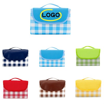 Outdoor Picnic Blankets Large Beach Handy Mat Tote
