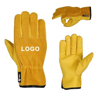 Leather Working Gloves Work