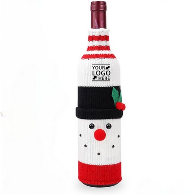 Christmas Sweater Wine Bottle Covers Party Decorations