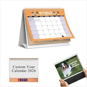 Custom Desk Calendar with 13 Pages(Ocean)