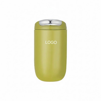 Retro Egg Shape Coffee Thermos Mug 316 Stainless Steel Insulated Couple Water Cup