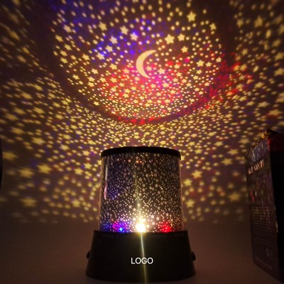 Starry Sky Projector Lamp Seven-Color LED Night Light Creative Christmas Novelty Gift