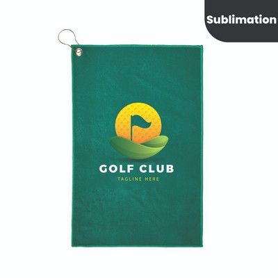 Promotional Microfiber Golf Towel With Carabiner