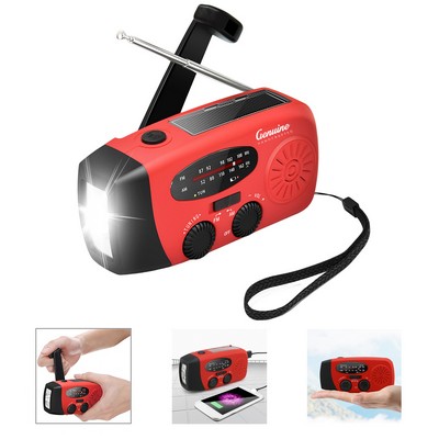 Emergency Hand Crank Radio with Led Flashlight