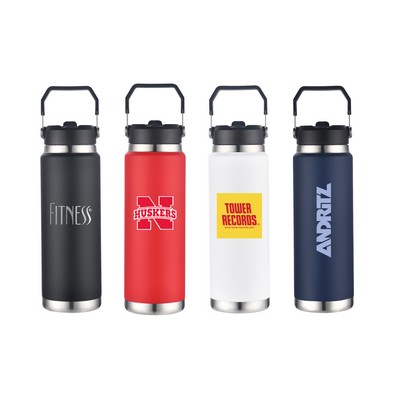 Rigid 30 oz Stainless Bottle with Carry Handle