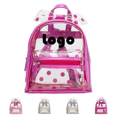 Transparent Kids Cartoon Backpack