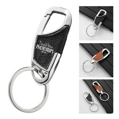 Classic Leather Keychain