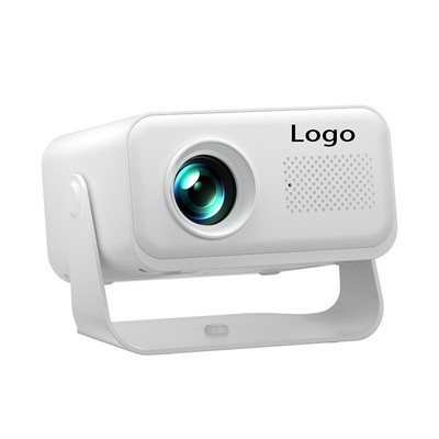Bluetooth-Enabled Projector W/ Gimbal