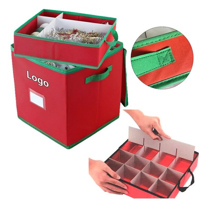 Christmas Ornament Storage Organizer