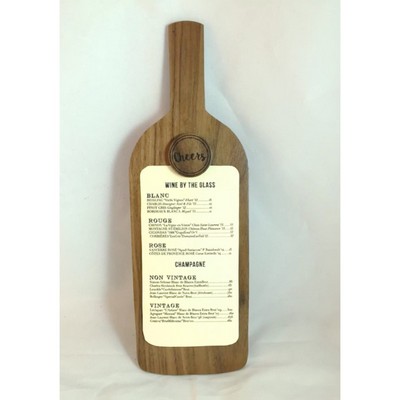 Wood Veneer MDF Board or Wine List