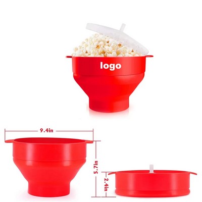 Collapsible Silicone Popcorn Bowl