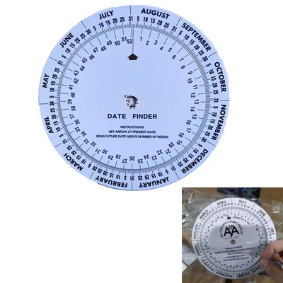 4.25"x4.25" Pregnancy Due Date Calculator Wheel