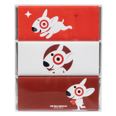 Milk Chocolate 1.75oz Bar 3-Pack w/ Toppings