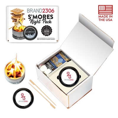 City Bonfires® S'mores Night Pack (Logo Wrap)