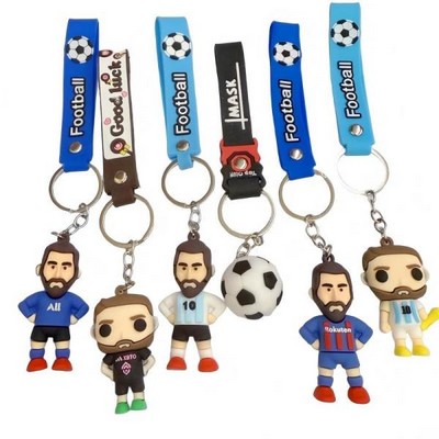 Custom 3D PVC Soft Rubber Keychain