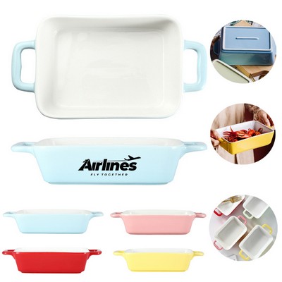 Cooking Cake Pie Kitchen Oven Pan Porcelain Baking Dish