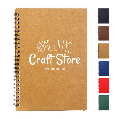 Kraft Cover Spiral Bound Notebook