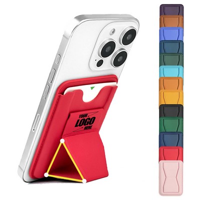 Magnetic Card Holder With Invisible Stand