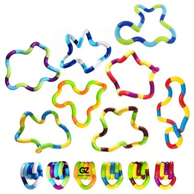Multicolored Quiet Twisty Fidget Toy