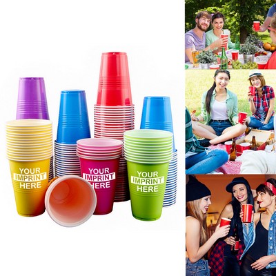 16oz Blank Disposable Colorful Beer Pong Party Game Cup
