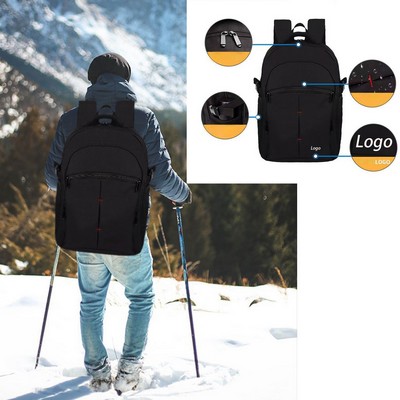 Polyester School Backpack with USB Port & Laptop Compartment