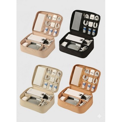 Thickened Oxford Cloth Multi-functional Makeup Bag Single & Dual Layer Travel Organizer