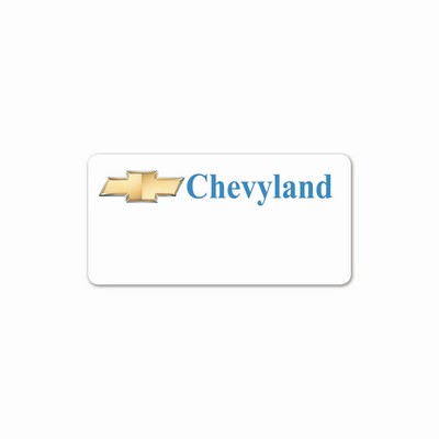 Deluxe Name Badge UV Inkjet (1.50 x 3.00 Inches)