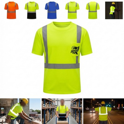 Reflective Performance Pocket T-Shirt