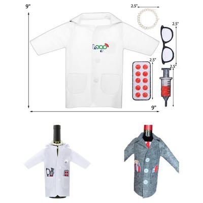 White Coat Wine Bag