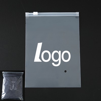 12''X16'' Custom Waterproof Pe Zipper Clothing Storage Bag