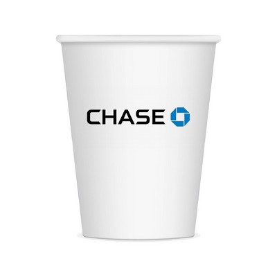 8 Oz. White Paper Cup - High Line
