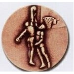 Newport Mint Stock Medal - 1 1/8" (Basketball Male)